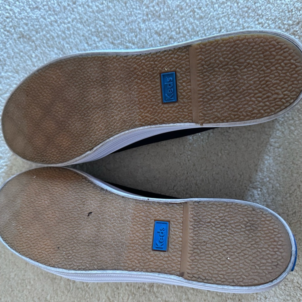 Keds Classic Black Canvas Women’s Shoes size 8 1/2 - Picture 3 of 4